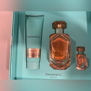 New Tiffany and Co Rose Gold Parfume gift set